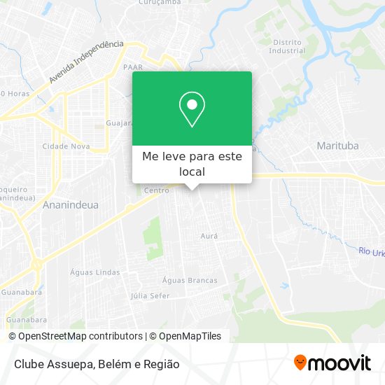 Clube Assuepa mapa