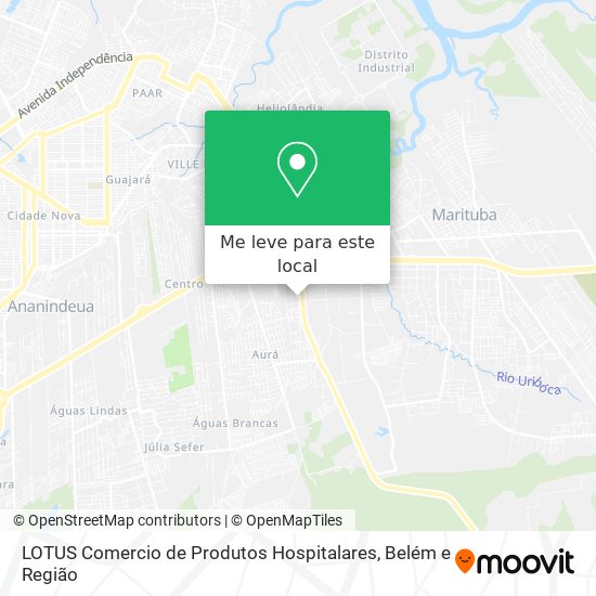 LOTUS Comercio de Produtos Hospitalares mapa