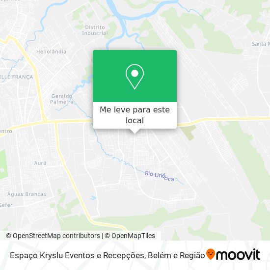 Espaço Kryslu Eventos e Recepções mapa