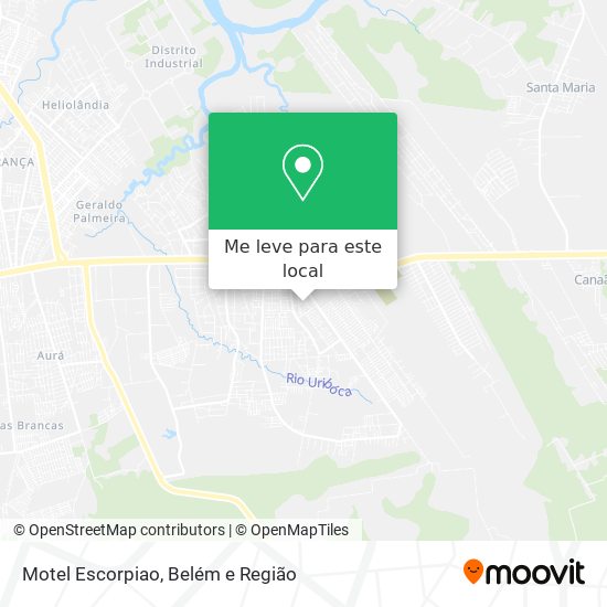 Motel Escorpiao mapa