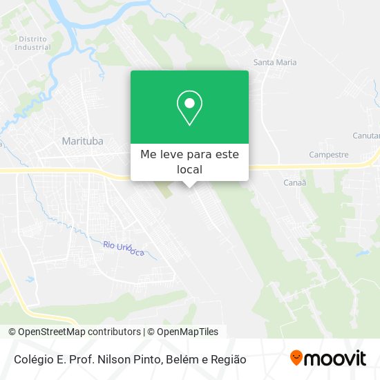 Colégio E. Prof. Nilson Pinto mapa