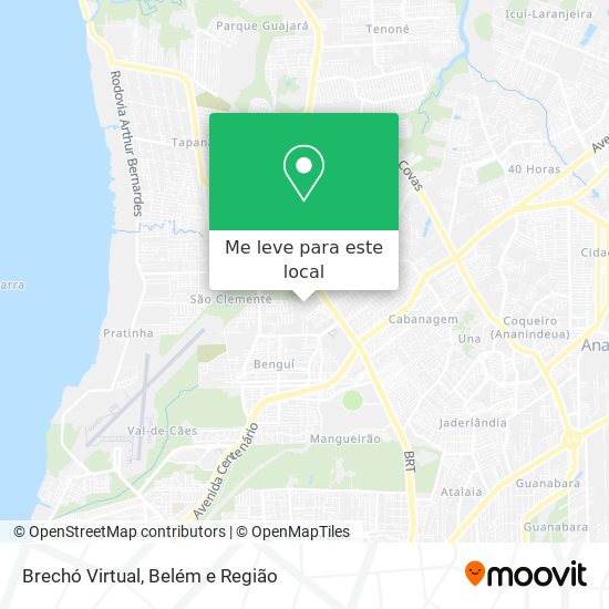 Brechó Virtual mapa