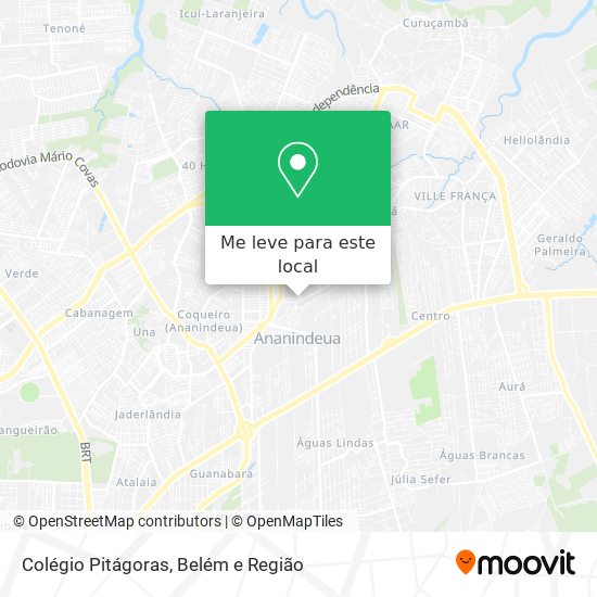 Colégio Pitágoras mapa