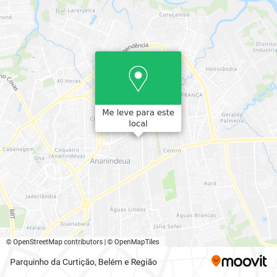 Parquinho da Curtição mapa
