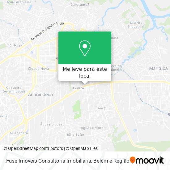 Fase Imóveis Consultoria Imobiliária mapa
