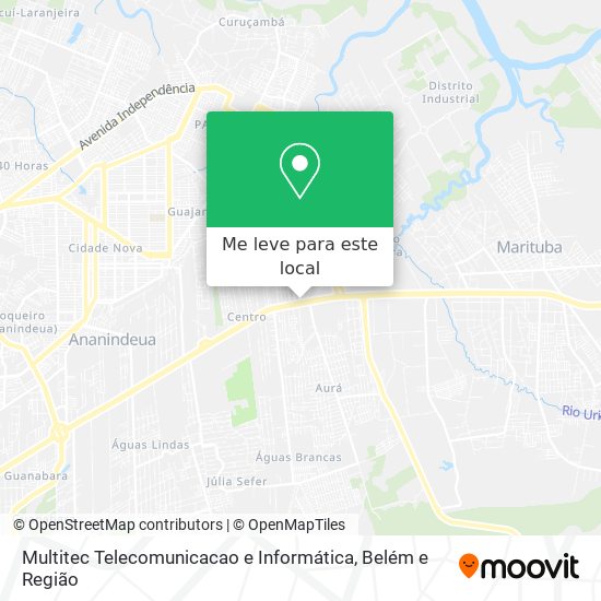 Multitec Telecomunicacao e Informática mapa