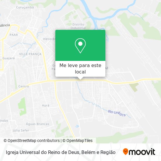 Igreja Universal do Reino de Deus mapa