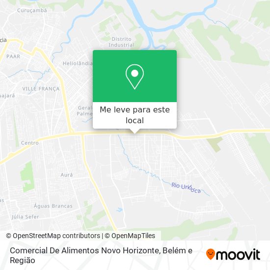 Comercial De Alimentos Novo Horizonte mapa