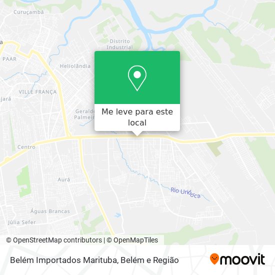 Belém Importados Marituba mapa