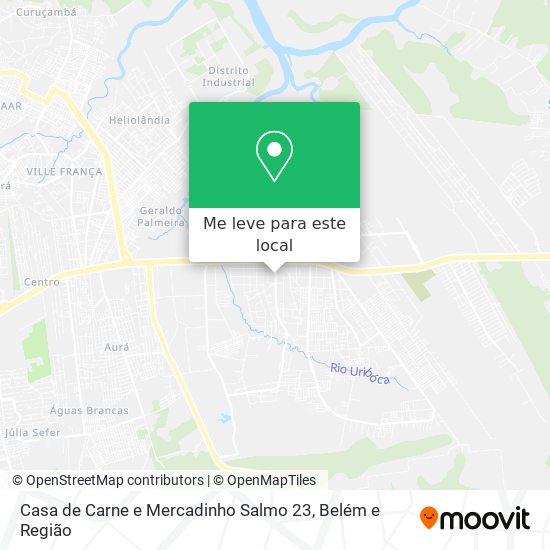 Casa de Carne e Mercadinho Salmo 23 mapa