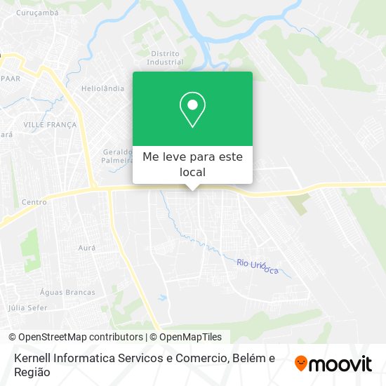 Kernell Informatica Servicos e Comercio mapa