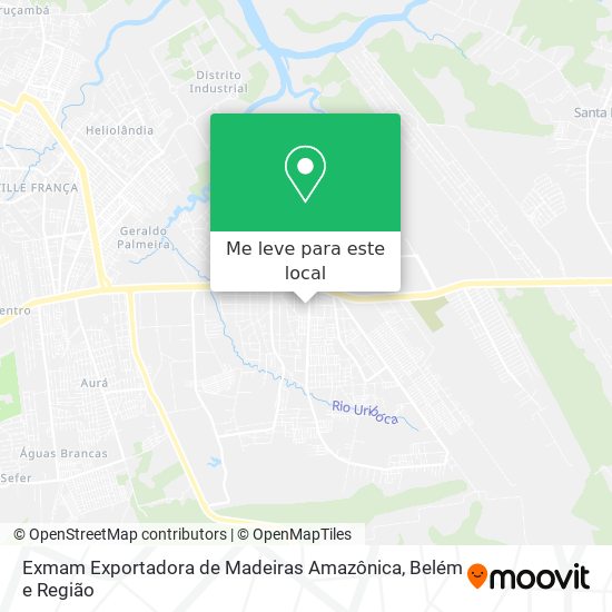 Exmam Exportadora de Madeiras Amazônica mapa