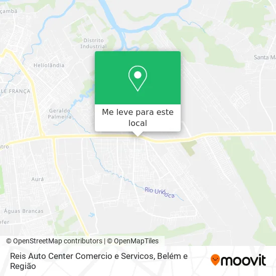 Reis Auto Center Comercio e Servicos mapa