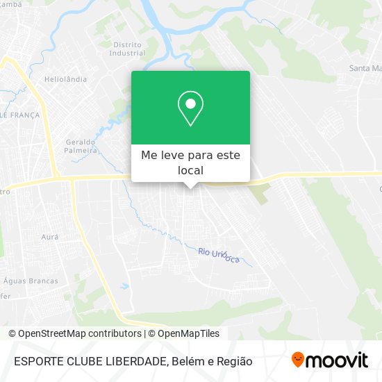 ESPORTE CLUBE LIBERDADE mapa