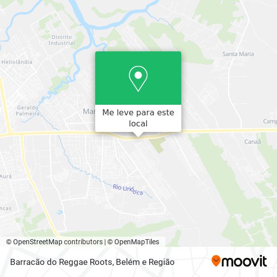 Barracão do Reggae Roots mapa