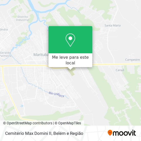 Cemitério Max Domini II mapa