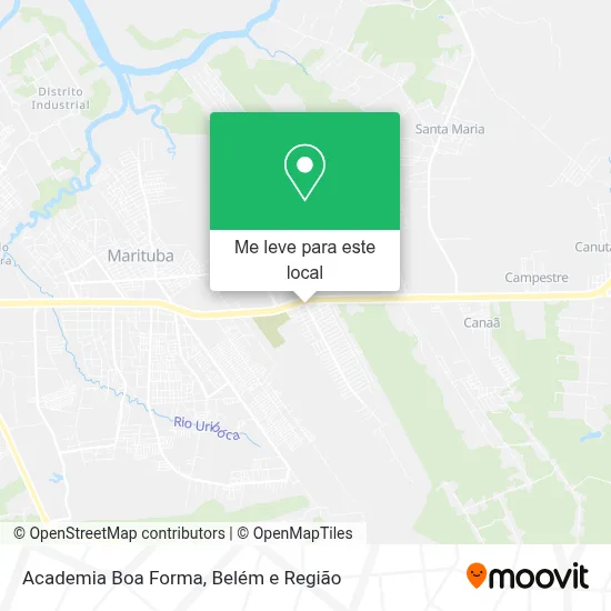 Academia Boa Forma mapa