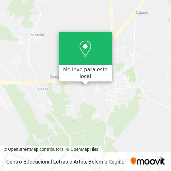 Centro Educacional Letras e Artes mapa