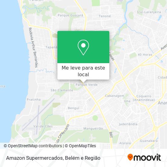 Amazon Supermercados mapa