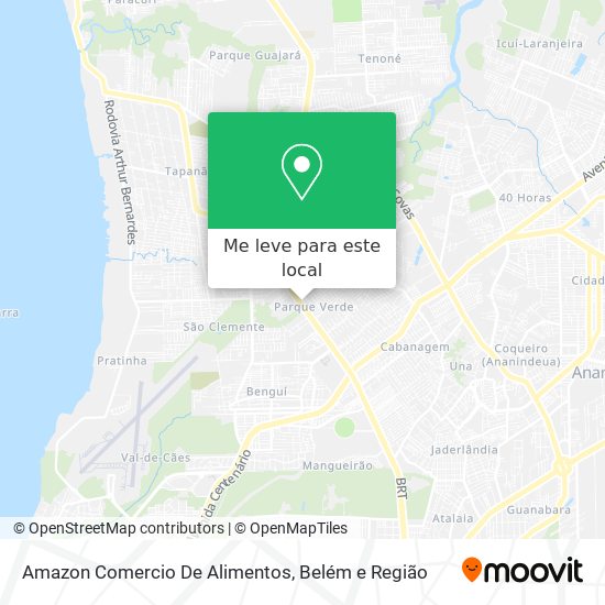 Amazon Comercio De Alimentos mapa