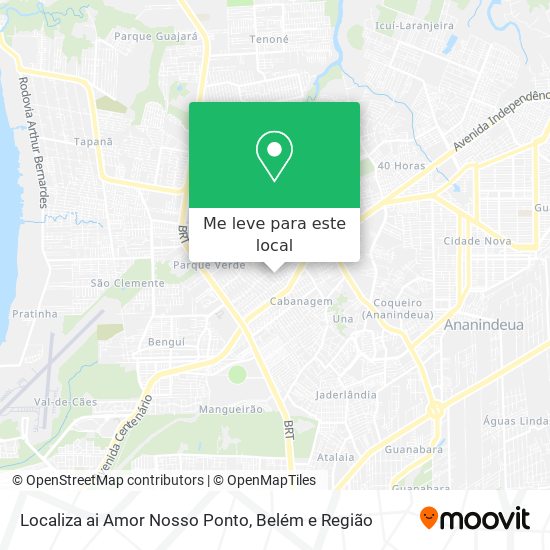 Localiza ai Amor Nosso Ponto mapa