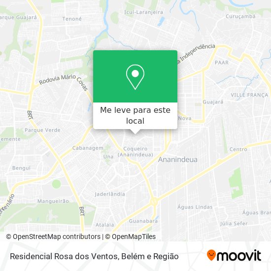 Residencial Rosa dos Ventos mapa