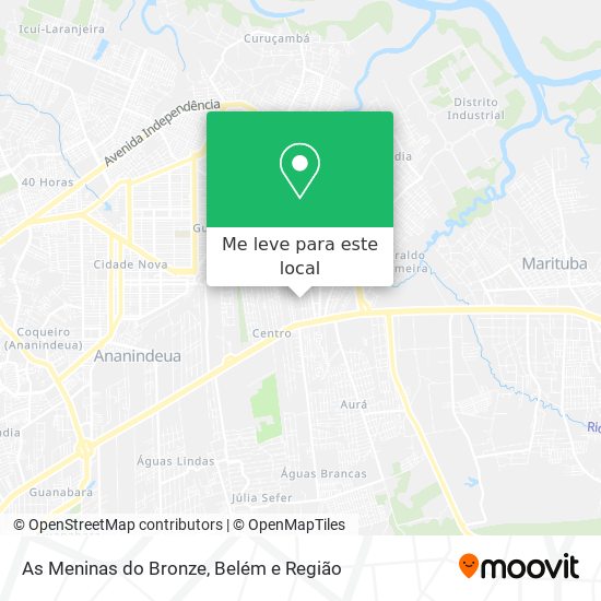 As Meninas do Bronze mapa
