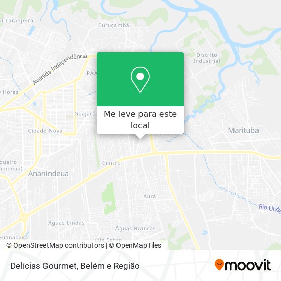 Delícias Gourmet mapa