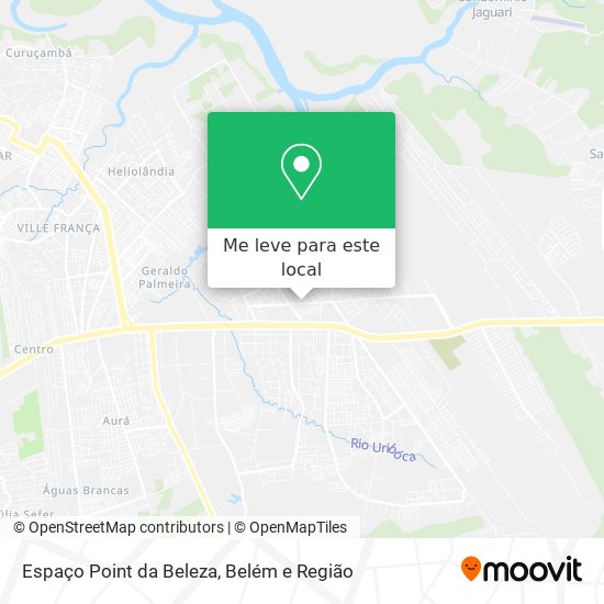Espaço Point da Beleza mapa