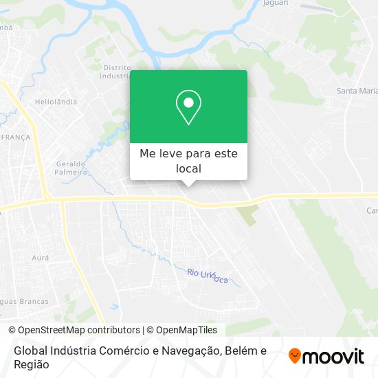 Global Indústria Comércio e Navegação mapa
