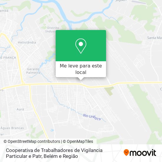 Cooperativa de Trabalhadores de Vigilancia Particular e Patr mapa