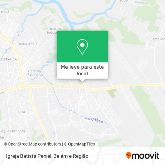 Igreja Batista Peniel mapa