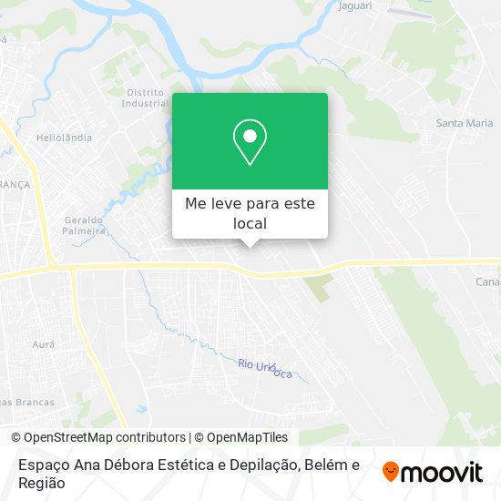 Espaço Ana Débora Estética e Depilação mapa