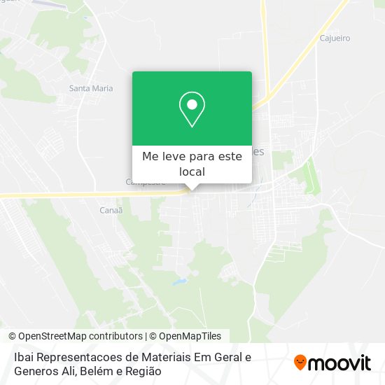 Ibai Representacoes de Materiais Em Geral e Generos Ali mapa