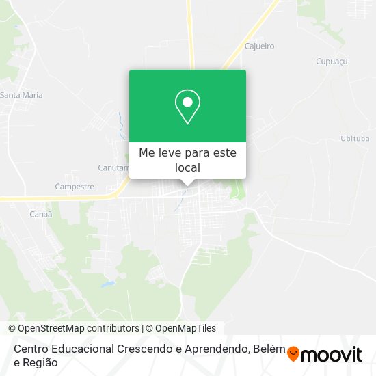 Centro Educacional Crescendo e Aprendendo mapa