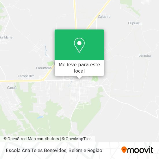 Escola Ana Teles Benevides mapa
