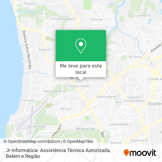 Jr Informática- Assistência Técnica Autorizada mapa