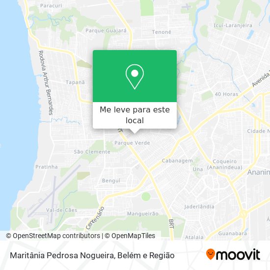 Maritânia Pedrosa Nogueira mapa