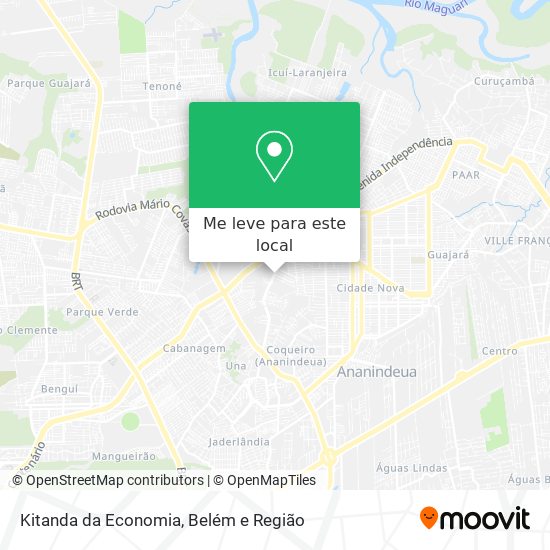 Kitanda da Economia mapa