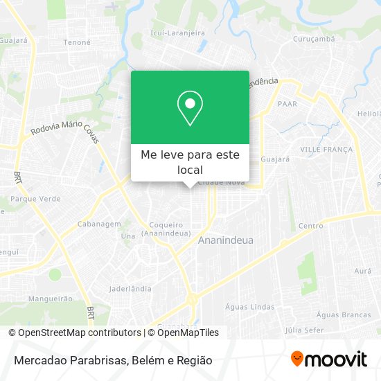 Mercadao Parabrisas mapa