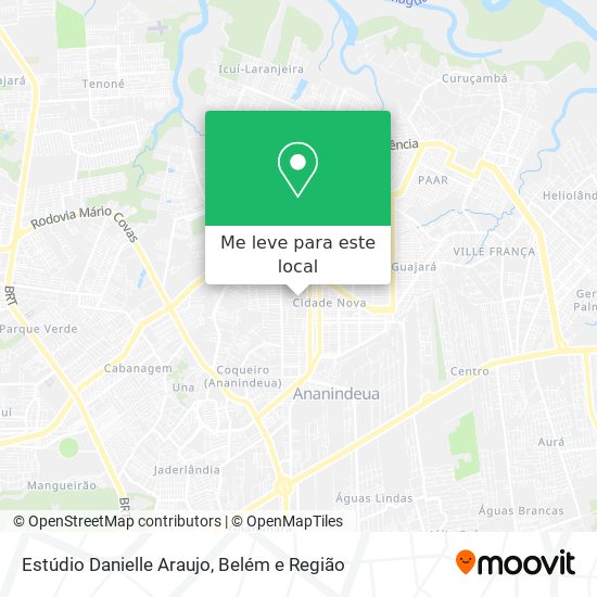 Estúdio Danielle Araujo mapa