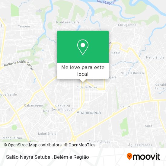 Salão Nayra Setubal mapa