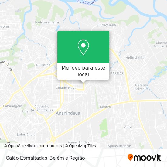 Salão Esmaltadas mapa