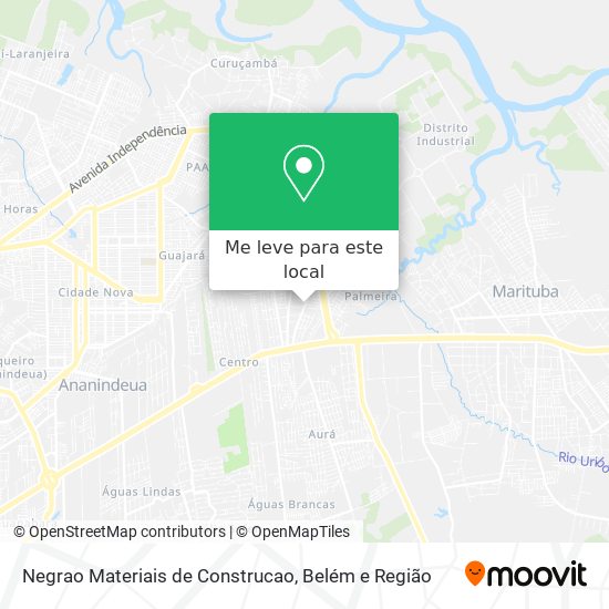 Negrao Materiais de Construcao mapa