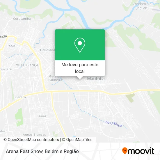 Arena Fest Show mapa