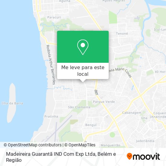Madeireira Guarantã IND Com Exp Ltda mapa