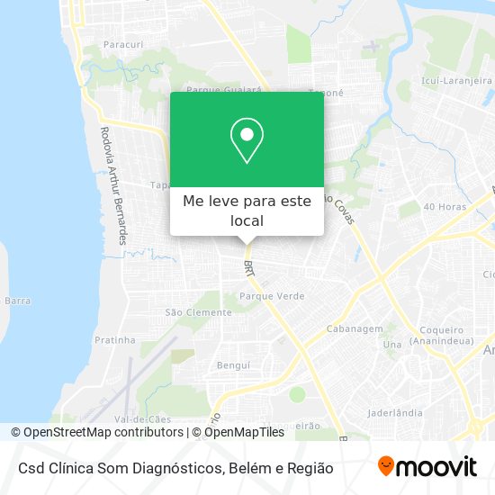 Csd Clínica Som Diagnósticos mapa