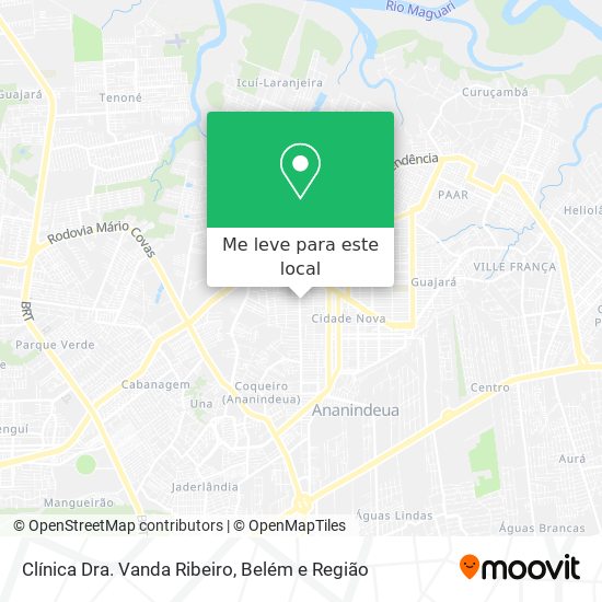 Clínica Dra. Vanda Ribeiro mapa