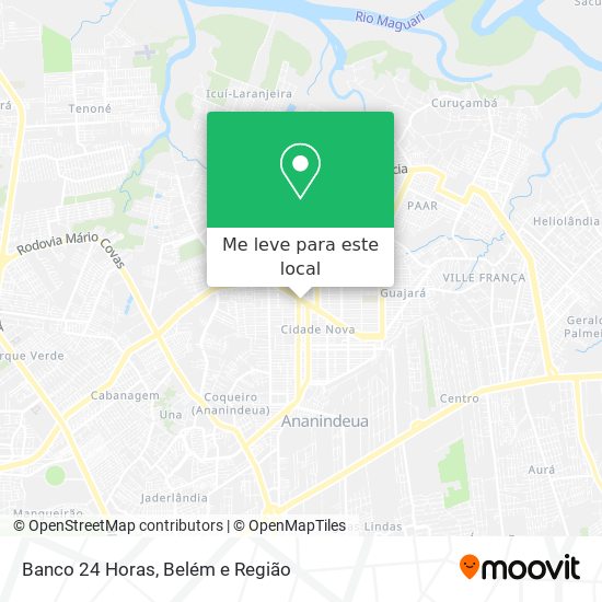 Banco 24 Horas mapa