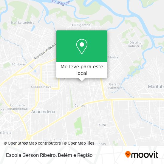 Escola Gerson Ribeiro mapa